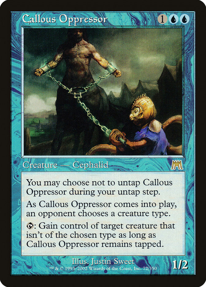 Callous Oppressor [Onslaught] | Boutique FDB TCG