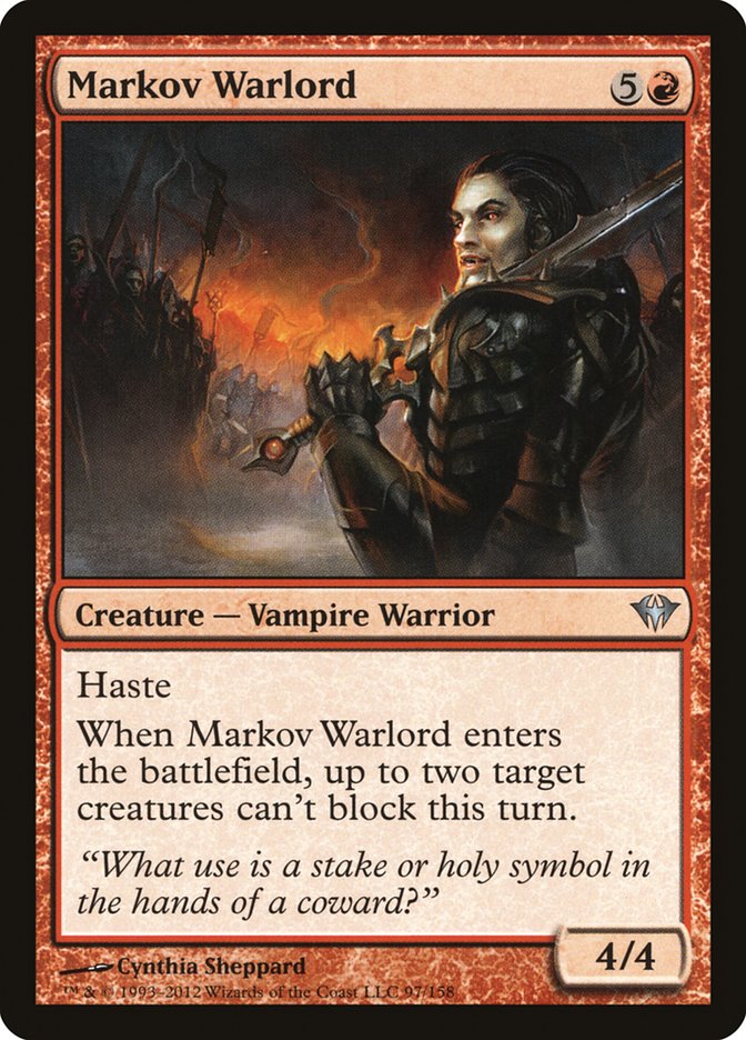 Markov Warlord [Dark Ascension] | Boutique FDB TCG