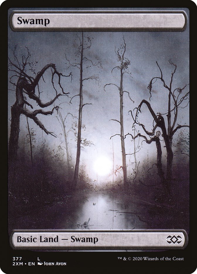 Swamp (377) [Double Masters] | Boutique FDB TCG