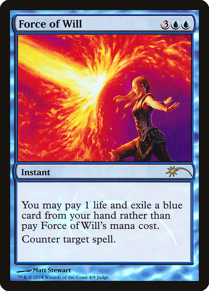 Force of Will [Judge Gift Cards 2014] | Boutique FDB TCG