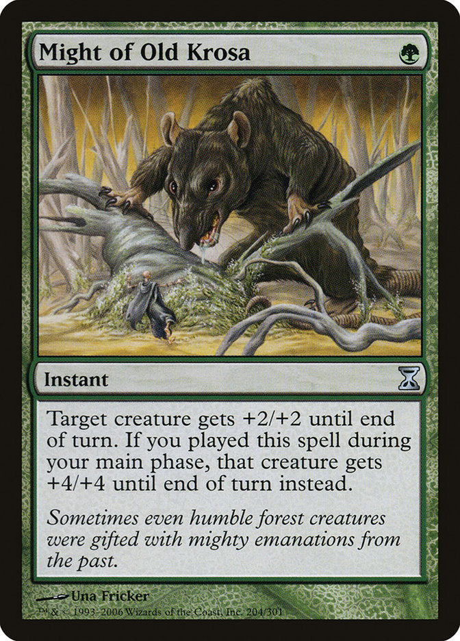 Might of Old Krosa [Time Spiral] | Boutique FDB TCG