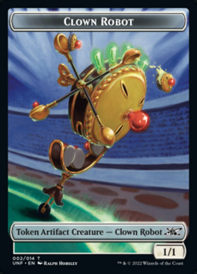 Clown Robot (002) Token [Unfinity Tokens] | Boutique FDB TCG