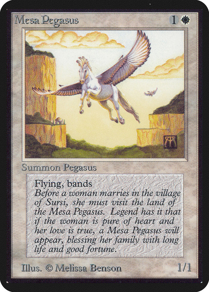 Mesa Pegasus [Alpha Edition] | Boutique FDB TCG