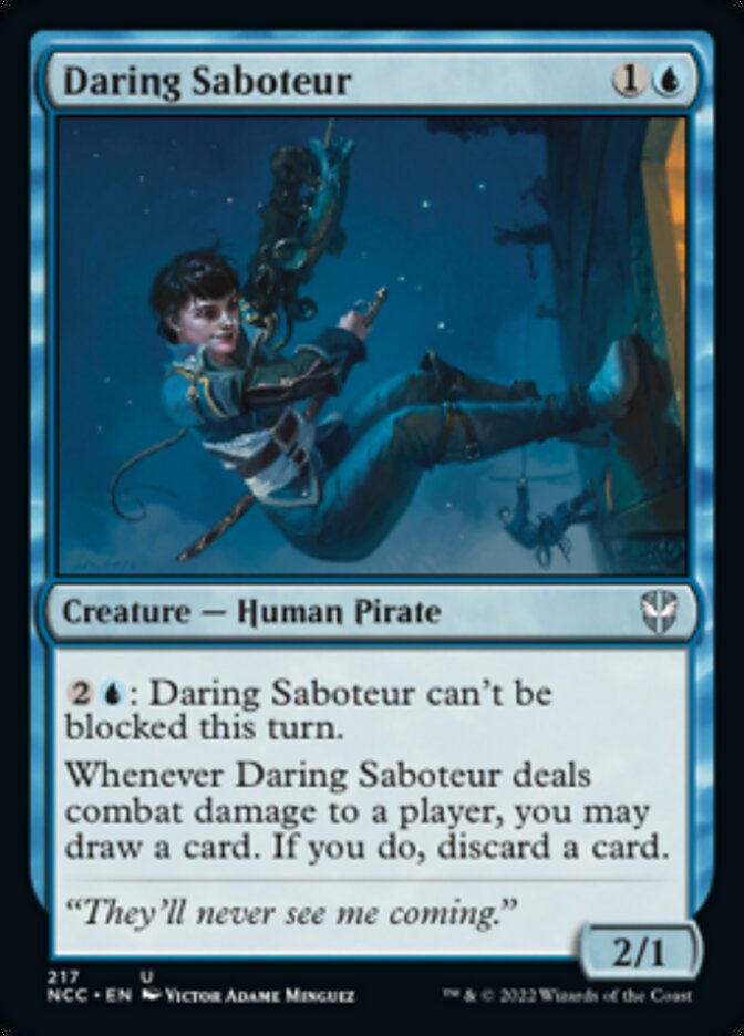 Daring Saboteur [Streets of New Capenna Commander] | Boutique FDB TCG