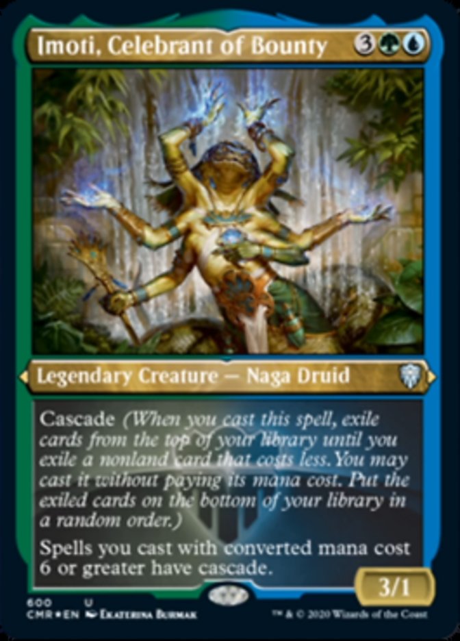 Imoti, Celebrant of Bounty (Etched) [Commander Legends] | Boutique FDB TCG