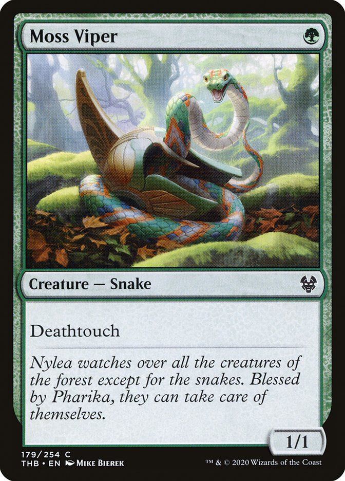 Moss Viper [Theros Beyond Death] | Boutique FDB TCG