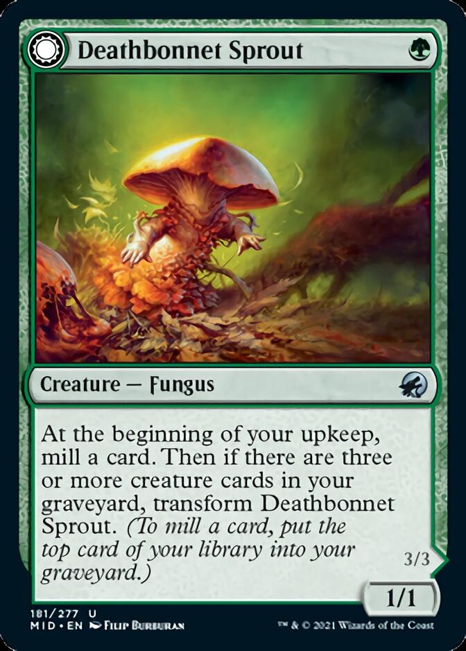 Deathbonnet Sprout // Deathbonnet Hulk [Innistrad: Midnight Hunt] | Boutique FDB TCG