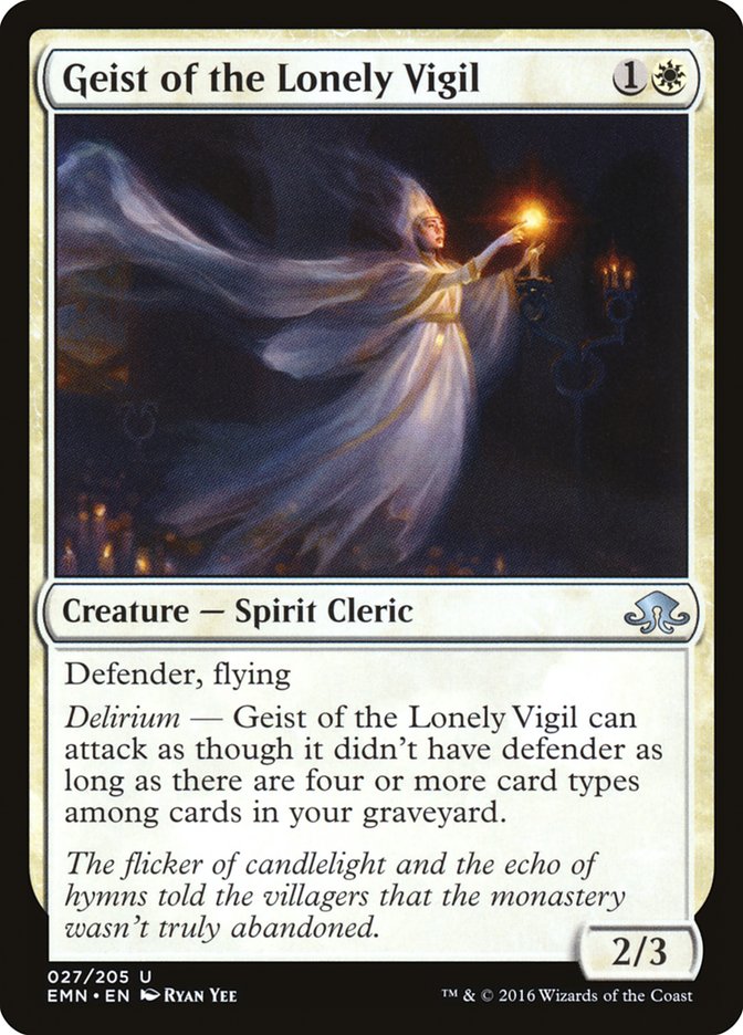 Geist of the Lonely Vigil [Eldritch Moon] | Boutique FDB TCG