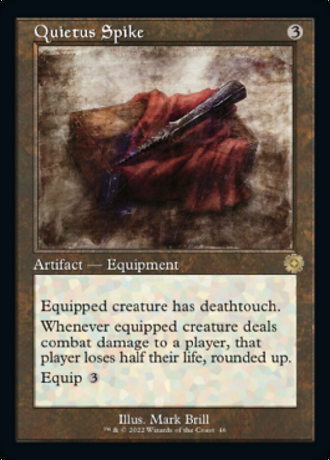 Quietus Spike (Retro) [The Brothers' War Retro Artifacts] | Boutique FDB TCG