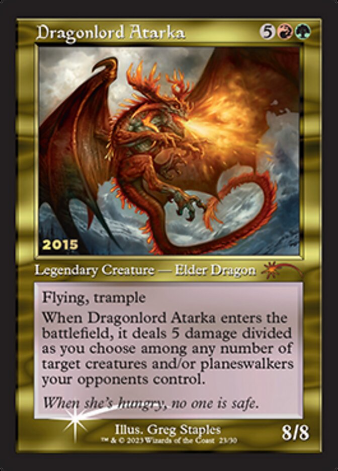 Dragonlord Atarka [30th Anniversary Promos] | Boutique FDB TCG