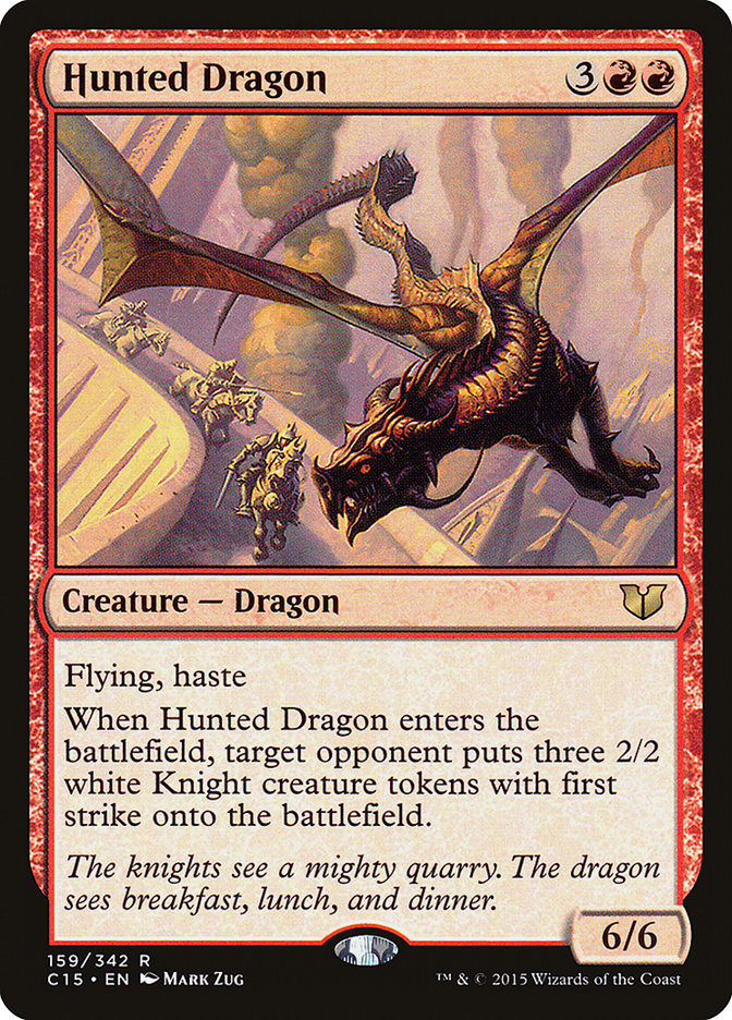 Hunted Dragon [Commander 2015] | Boutique FDB TCG