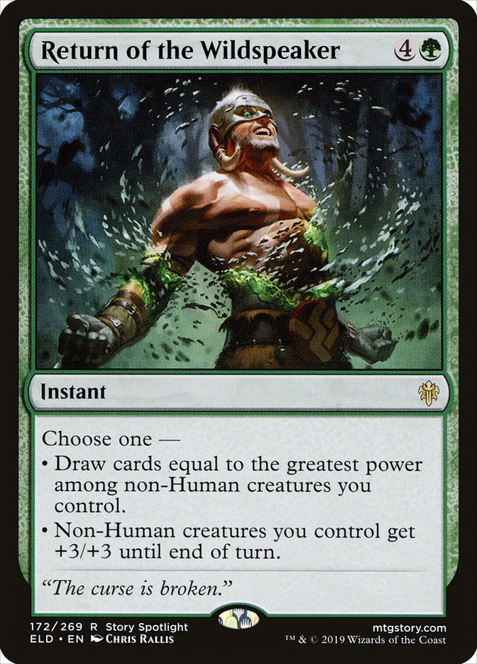 Return of the Wildspeaker [Throne of Eldraine] | Boutique FDB TCG