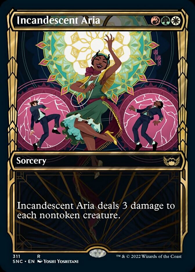 Incandescent Aria (Showcase Golden Age) [Streets of New Capenna] | Boutique FDB TCG