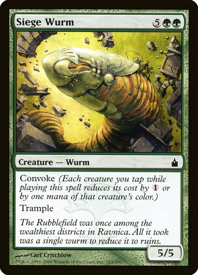 Siege Wurm [Ravnica: City of Guilds] | Boutique FDB TCG