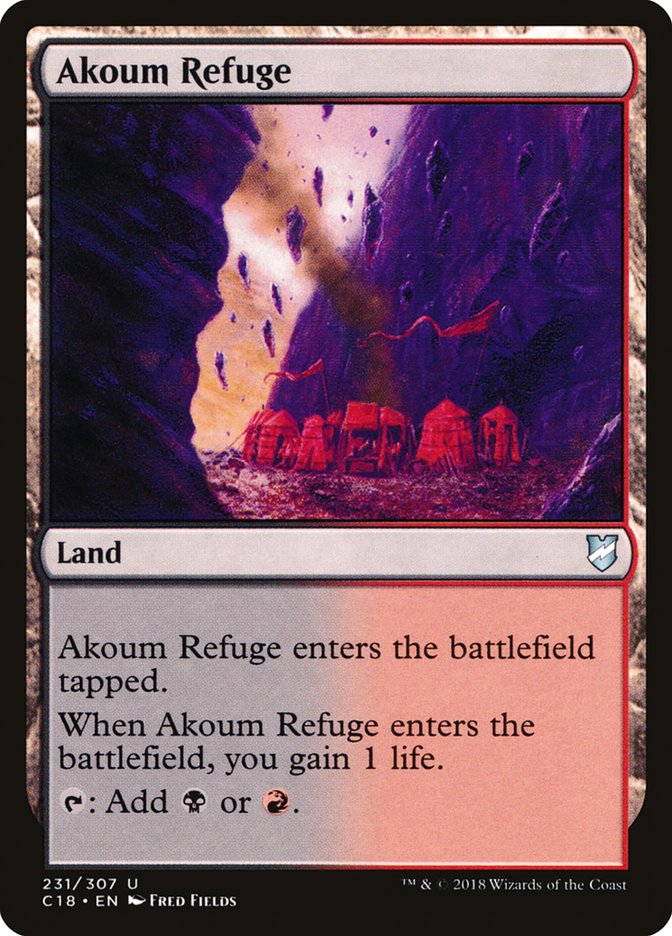 Akoum Refuge [Commander 2018] | Boutique FDB TCG