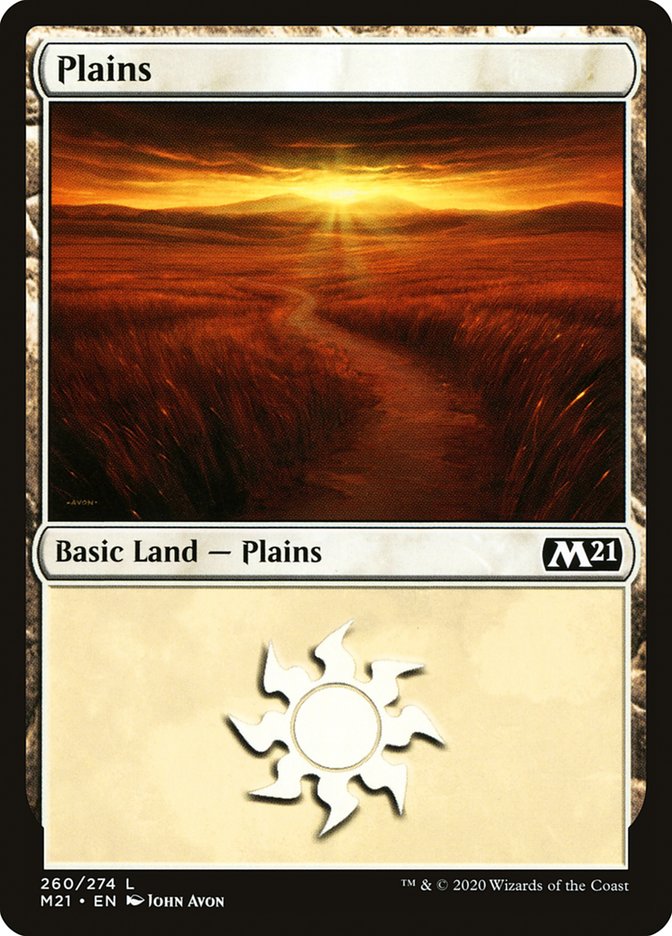 Plains (260) [Core Set 2021] | Boutique FDB TCG