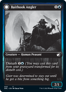 Baithook Angler // Hook-Haunt Drifter [Innistrad: Double Feature] | Boutique FDB TCG