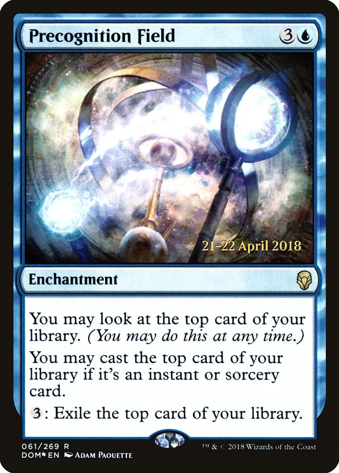 Precognition Field [Dominaria Prerelease Promos] | Boutique FDB TCG