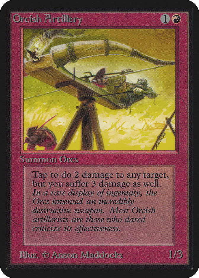 Orcish Artillery [Alpha Edition] | Boutique FDB TCG