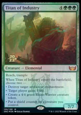 Titan of Industry [Streets of New Capenna Prerelease Promos] | Boutique FDB TCG