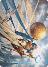 Linvala, Shield of Sea Gate Art Card [Zendikar Rising Art Series] | Boutique FDB TCG