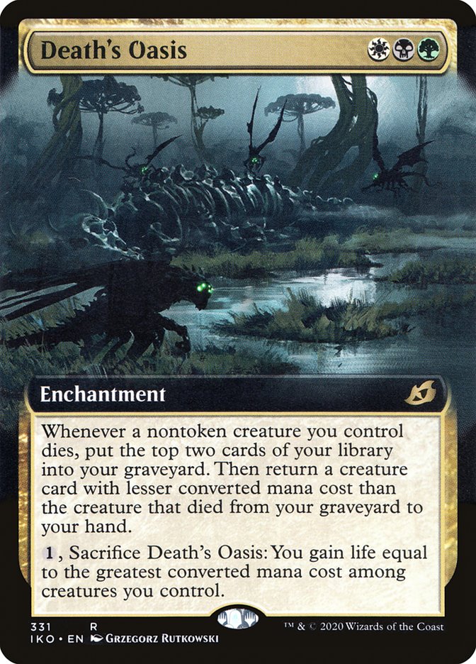 Death's Oasis (Extended Art) [Ikoria: Lair of Behemoths] | Boutique FDB TCG