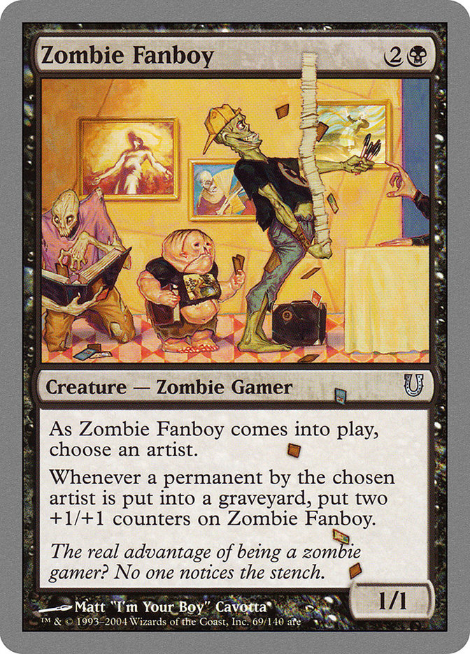 Zombie Fanboy [Unhinged] | Boutique FDB TCG