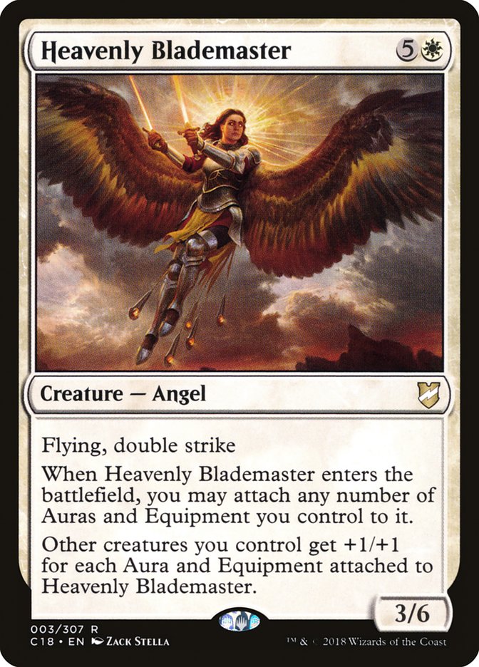 Heavenly Blademaster [Commander 2018] | Boutique FDB TCG