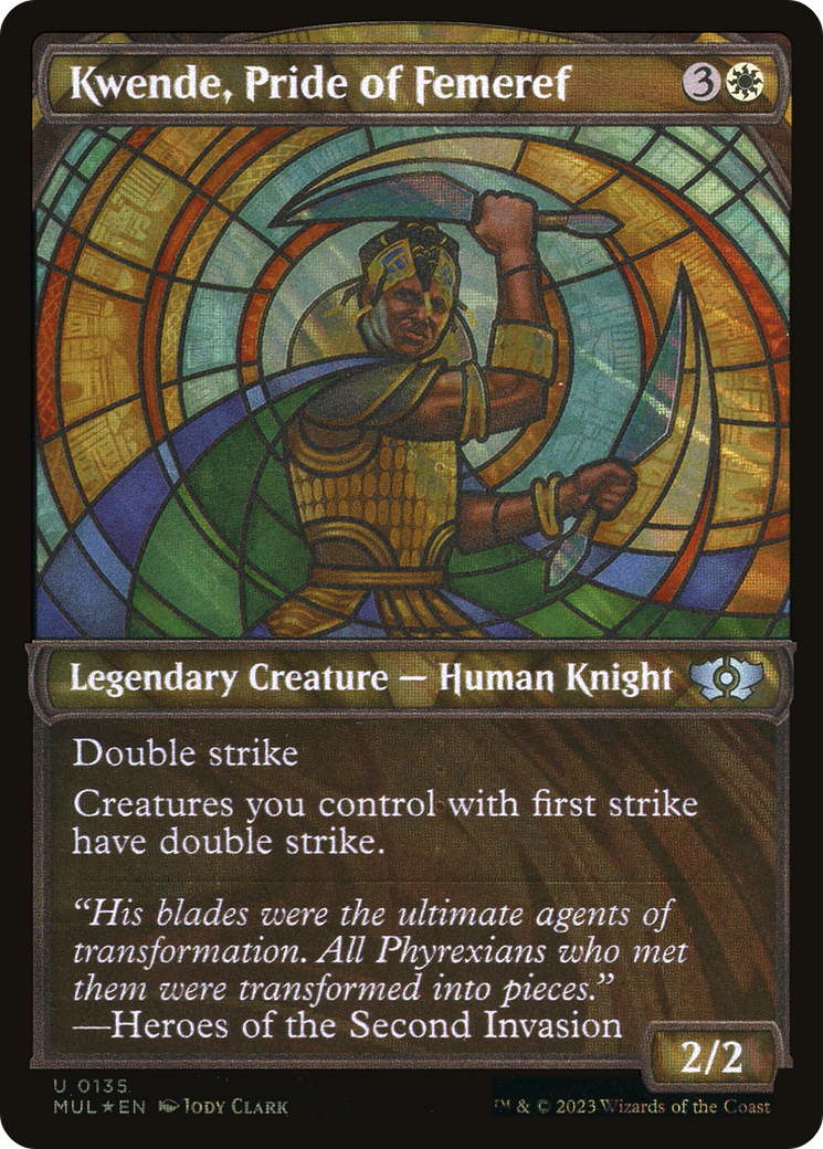 Kwende, Pride of Femeref (Halo Foil) [Multiverse Legends] | Boutique FDB TCG