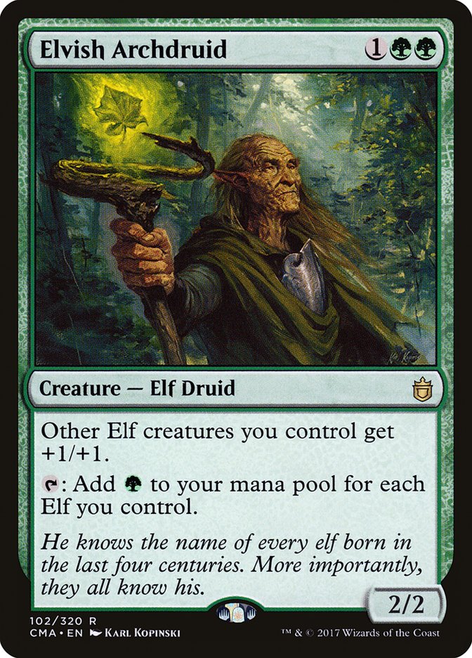 Elvish Archdruid [Commander Anthology] | Boutique FDB TCG