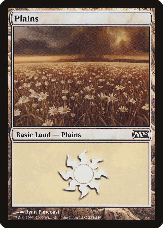 Plains (233) [Magic 2010] | Boutique FDB TCG