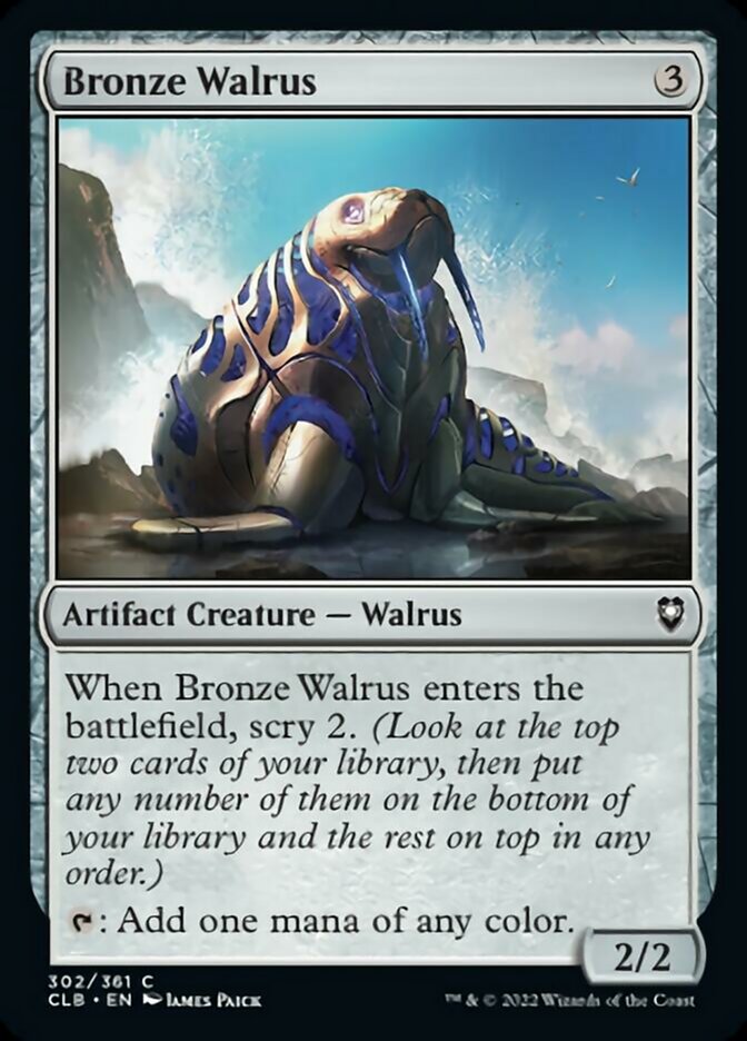 Bronze Walrus [Commander Legends: Battle for Baldur's Gate] | Boutique FDB TCG