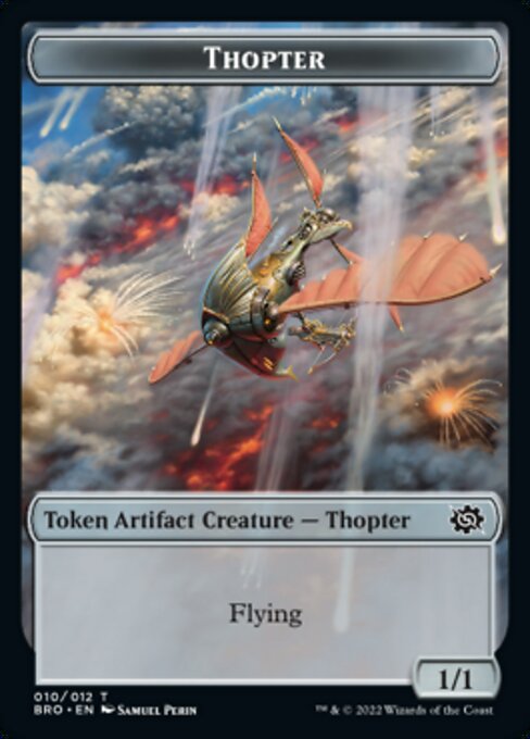 Powerstone // Thopter Double-Sided Token [The Brothers' War Tokens] | Boutique FDB TCG