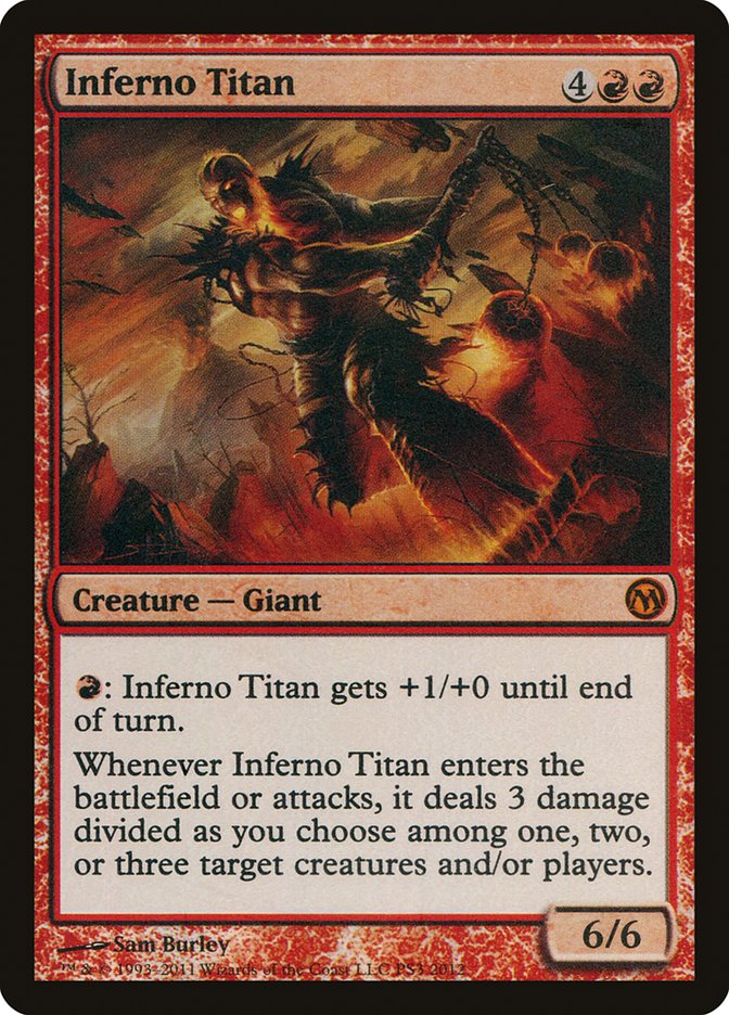 Inferno Titan (Duels of the Planeswalkers Promos) [Duels of the Planeswalkers Promos 2011] | Boutique FDB TCG