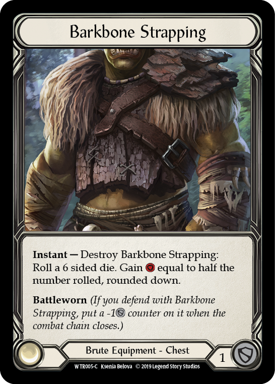 Barkbone Strapping [WTR005-C] (Welcome to Rathe)  Alpha Print Normal | Boutique FDB TCG