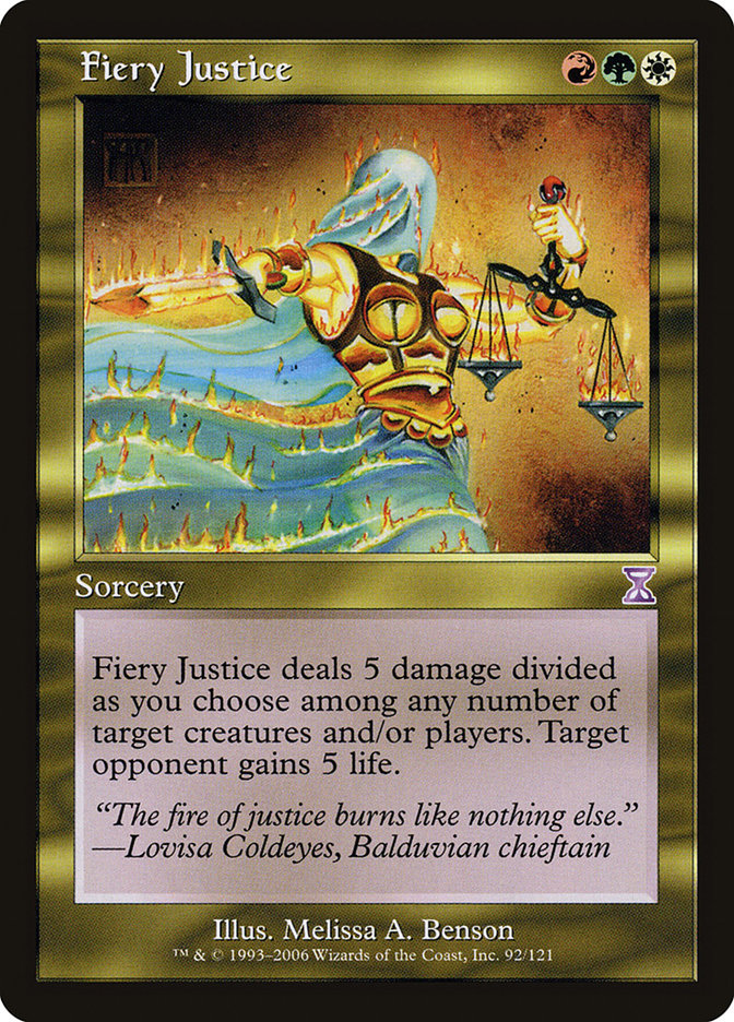 Fiery Justice [Time Spiral Timeshifted] | Boutique FDB TCG