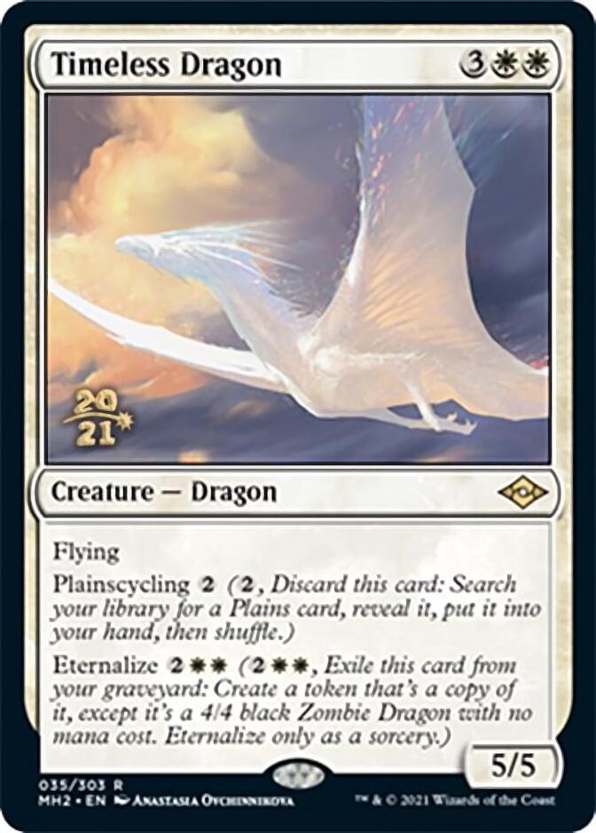 Timeless Dragon [Modern Horizons 2 Prerelease Promos] | Boutique FDB TCG