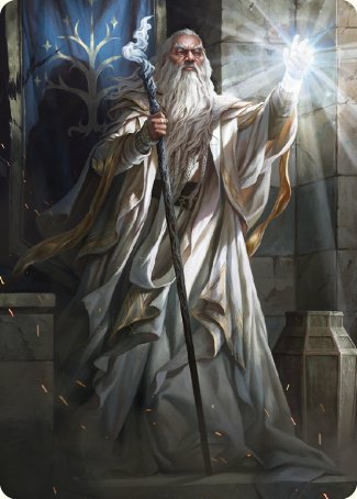 Gandalf the White Art Card [The Lord of the Rings: Tales of Middle-earth Art Series] | Boutique FDB TCG