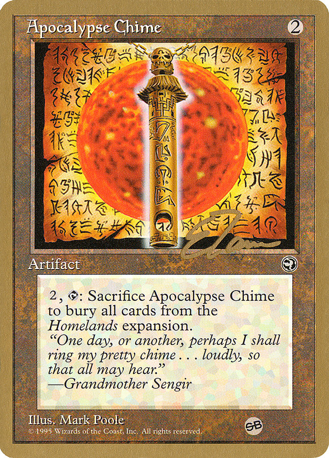 Apocalypse Chime (Eric Tam) (SB) [Pro Tour Collector Set] | Boutique FDB TCG