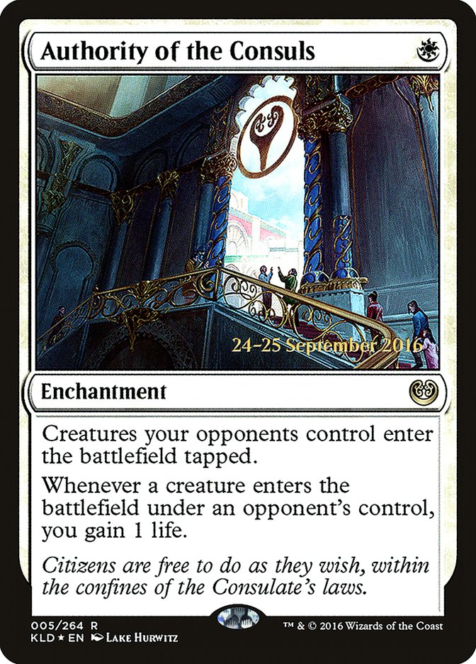 Authority of the Consuls [Kaladesh Prerelease Promos] | Boutique FDB TCG