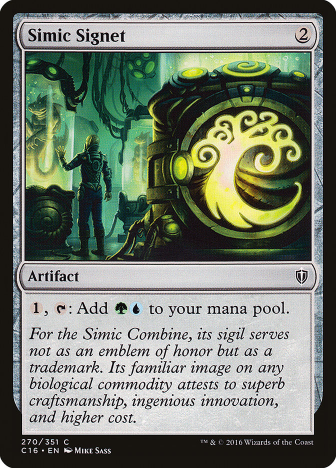 Simic Signet [Commander 2016] | Boutique FDB TCG