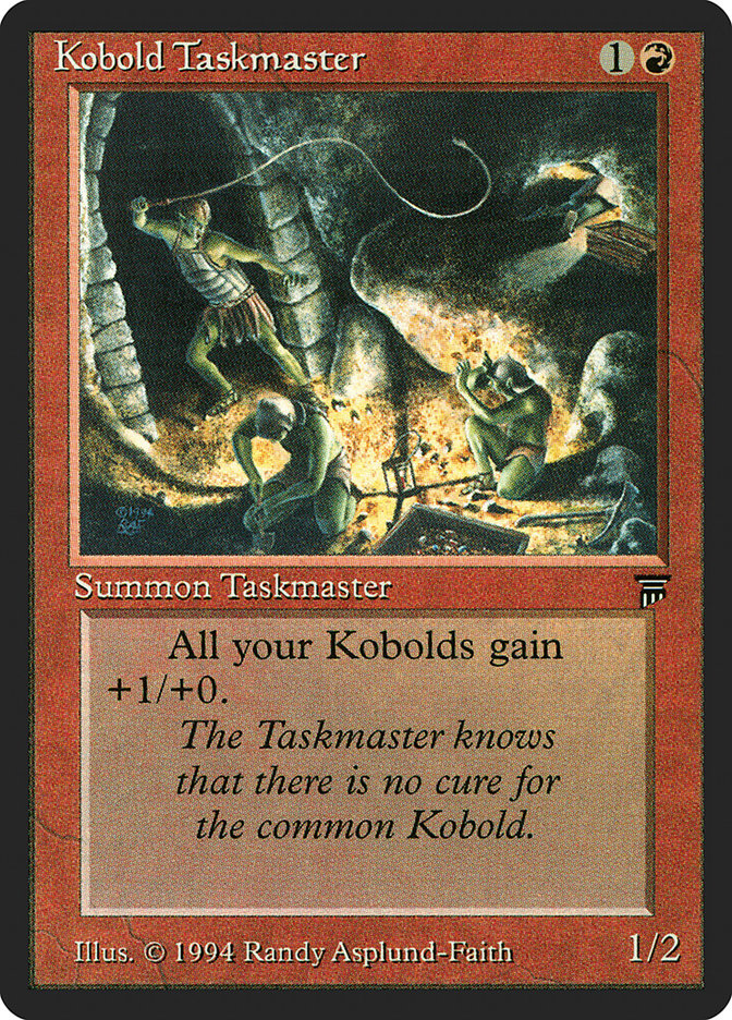 Kobold Taskmaster [Legends] | Boutique FDB TCG