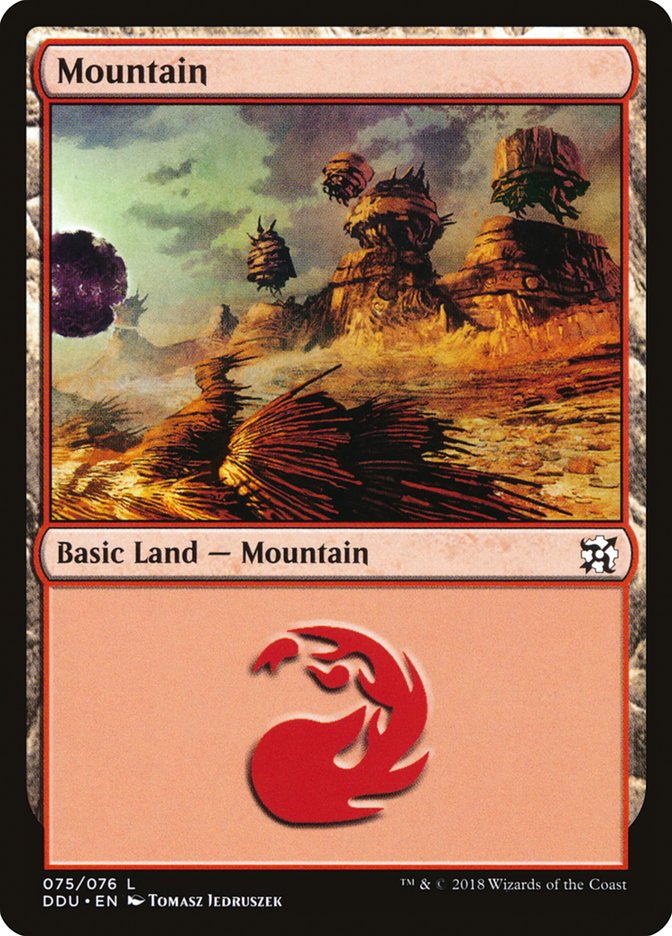 Mountain (75) [Duel Decks: Elves vs. Inventors] | Boutique FDB TCG