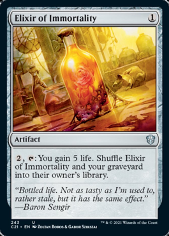 Elixir of Immortality [Commander 2021] | Boutique FDB TCG