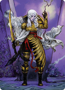 The Wandering Emperor 1 Art Card [Kamigawa: Neon Dynasty Art Series] | Boutique FDB TCG