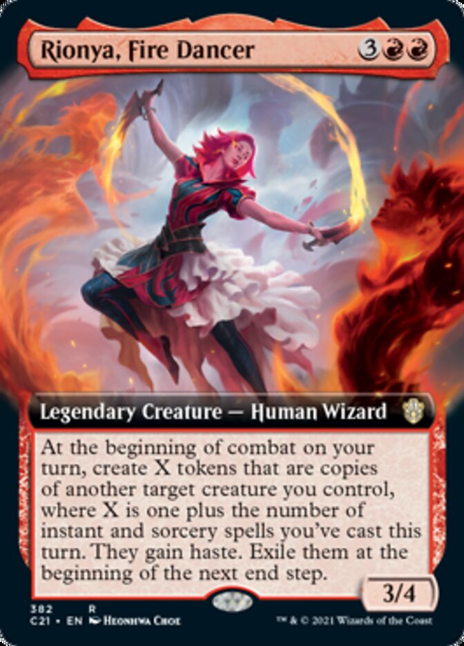 Rionya, Fire Dancer (Extended Art) [Commander 2021] | Boutique FDB TCG