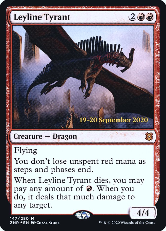 Leyline Tyrant [Zendikar Rising Prerelease Promos] | Boutique FDB TCG