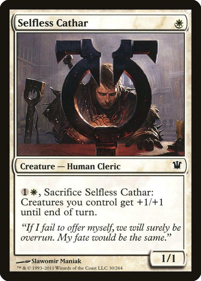 Selfless Cathar [Innistrad] | Boutique FDB TCG