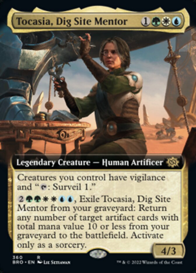 Tocasia, Dig Site Mentor (Extended Art) [The Brothers' War] | Boutique FDB TCG