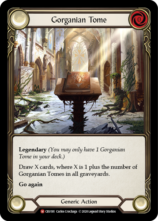 Gorganian Tome [CRU181] (Crucible of War)  1st Edition Normal | Boutique FDB TCG